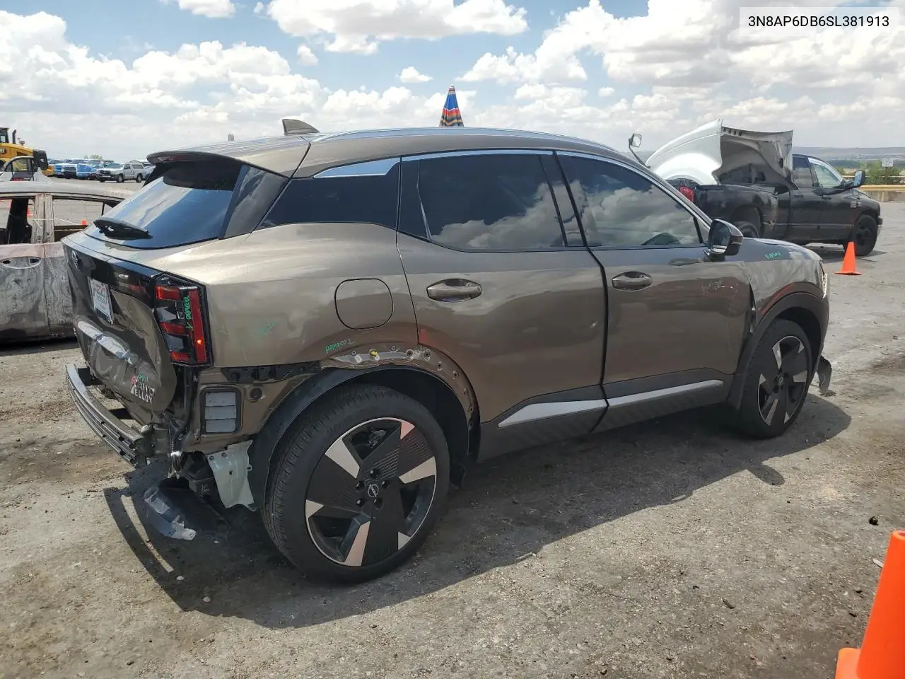 2025 Nissan Kicks Sr VIN: 3N8AP6DB6SL381913 Lot: 63219305