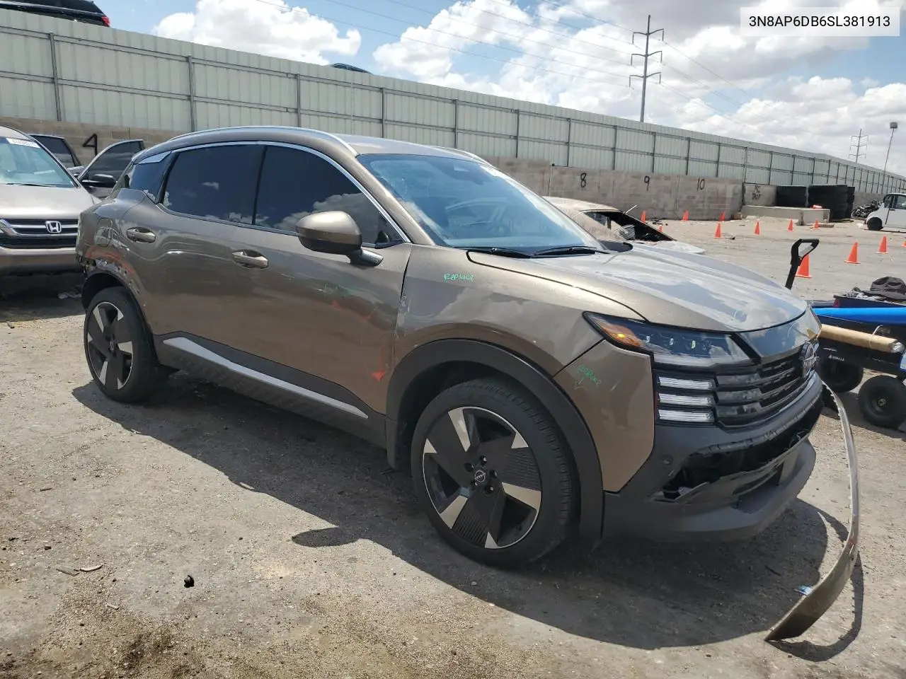 2025 Nissan Kicks Sr VIN: 3N8AP6DB6SL381913 Lot: 63219305