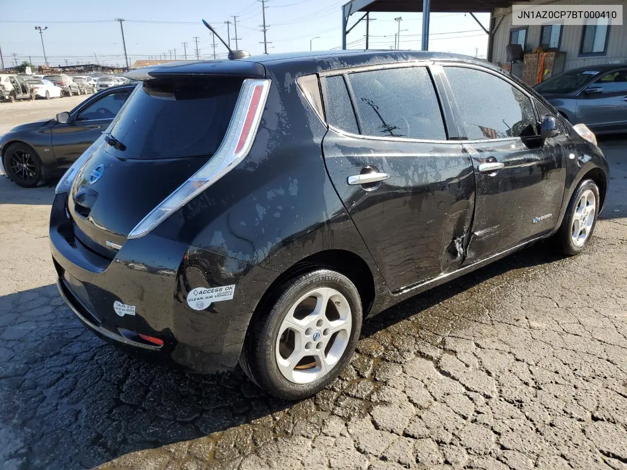 2011 Nissan Leaf Sv VIN: JN1AZ0CP7BT000410 Lot: 61842335