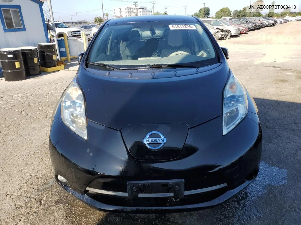 2011 Nissan Leaf Sv VIN: JN1AZ0CP7BT000410 Lot: 61842335