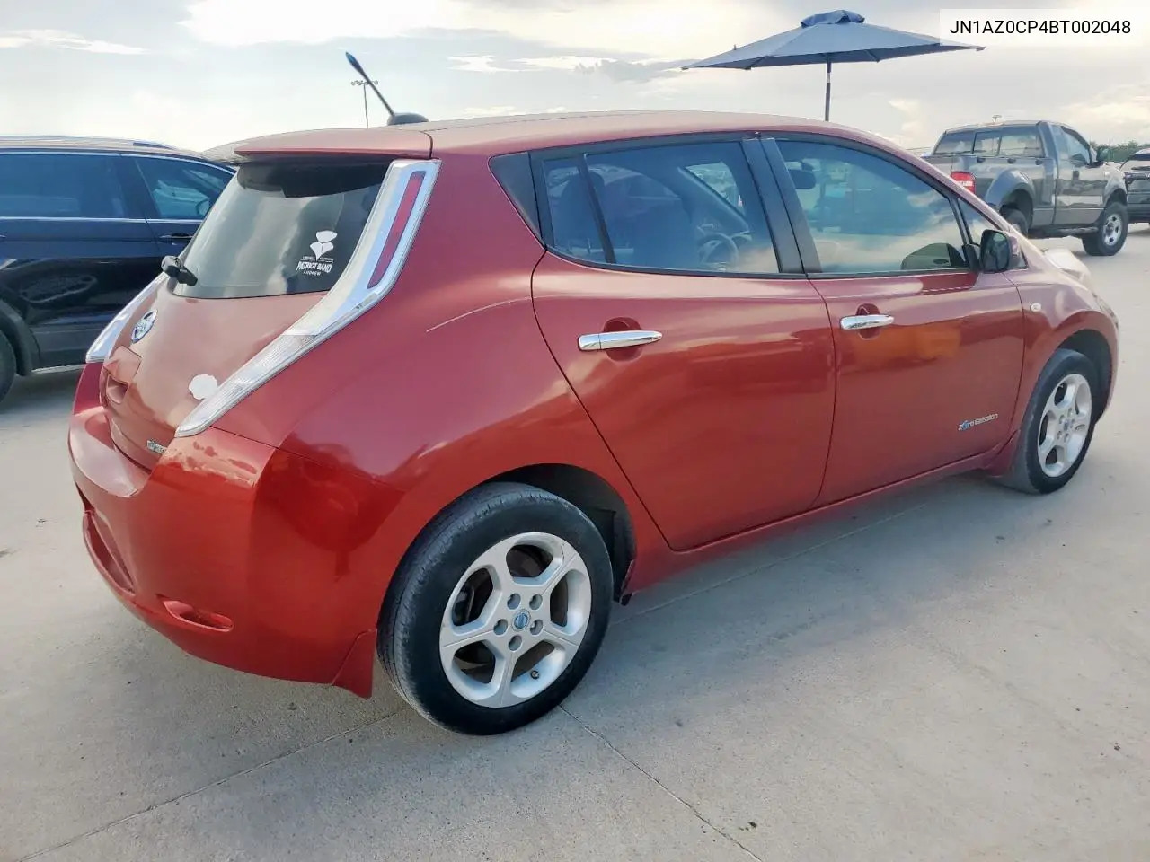 2011 Nissan Leaf Sv VIN: JN1AZ0CP4BT002048 Lot: 61960285