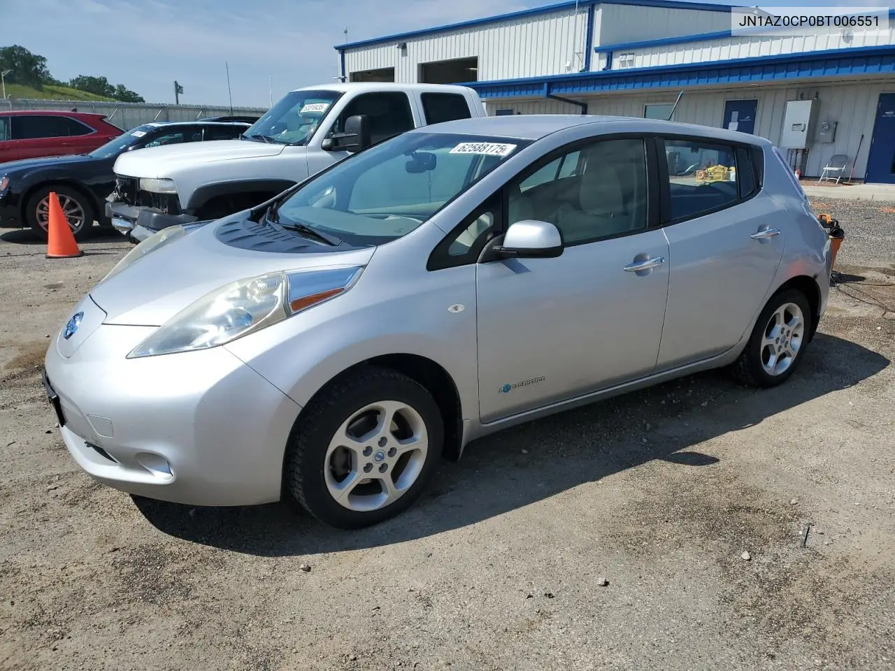 2011 Nissan Leaf Sv VIN: JN1AZ0CP0BT006551 Lot: 62588175