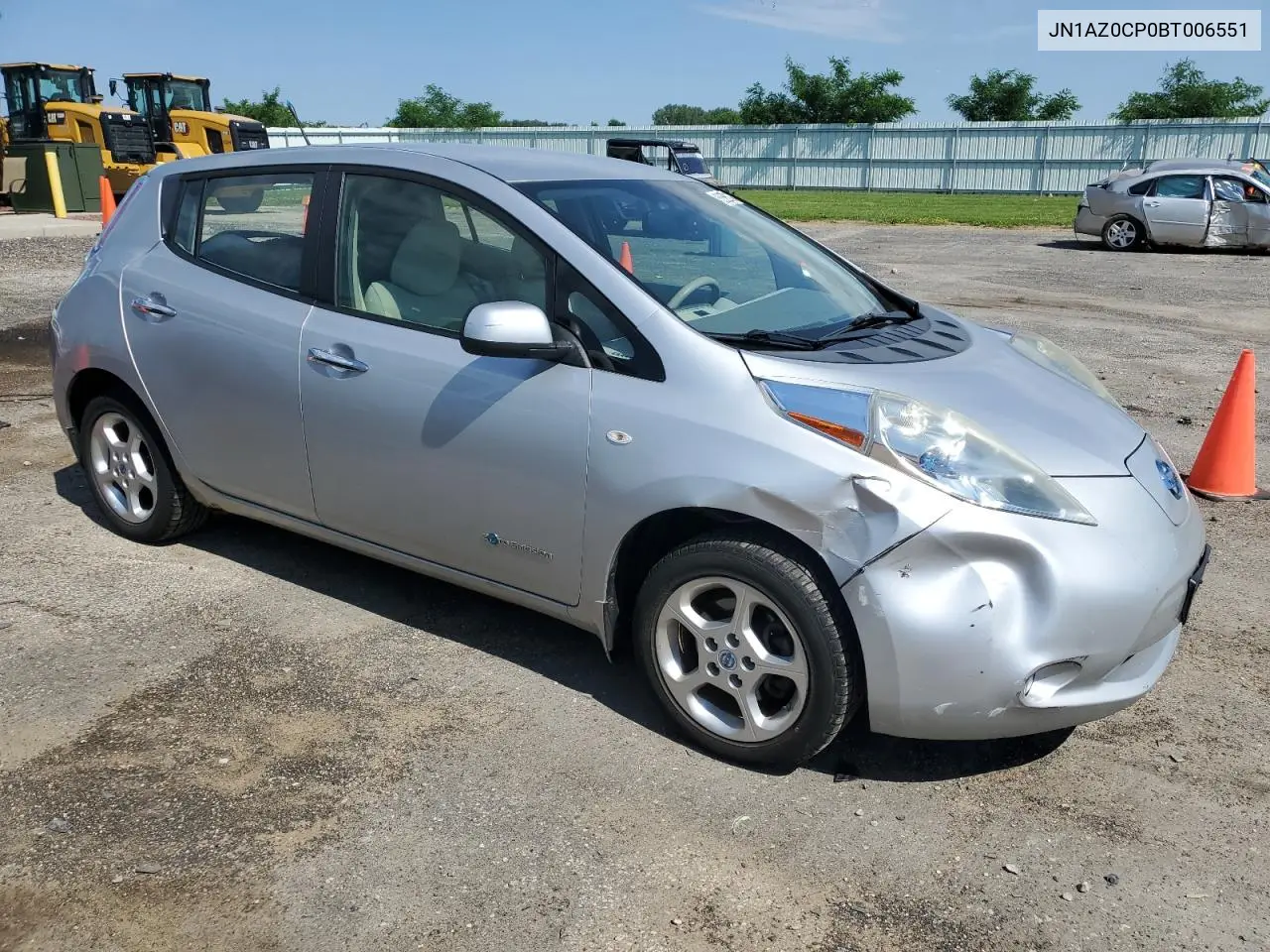 2011 Nissan Leaf Sv VIN: JN1AZ0CP0BT006551 Lot: 62588175