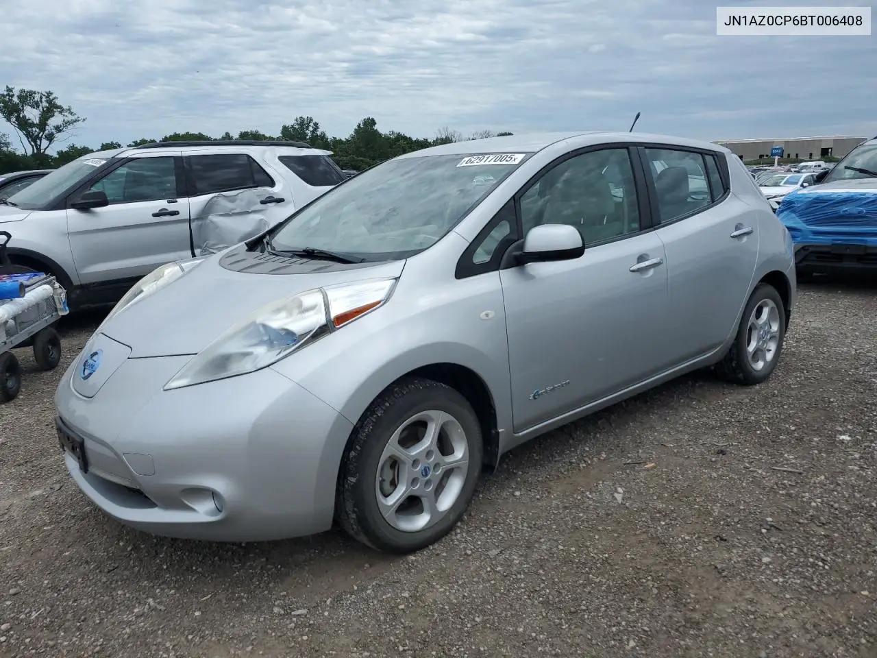 2011 Nissan Leaf Sv VIN: JN1AZ0CP6BT006408 Lot: 62917005