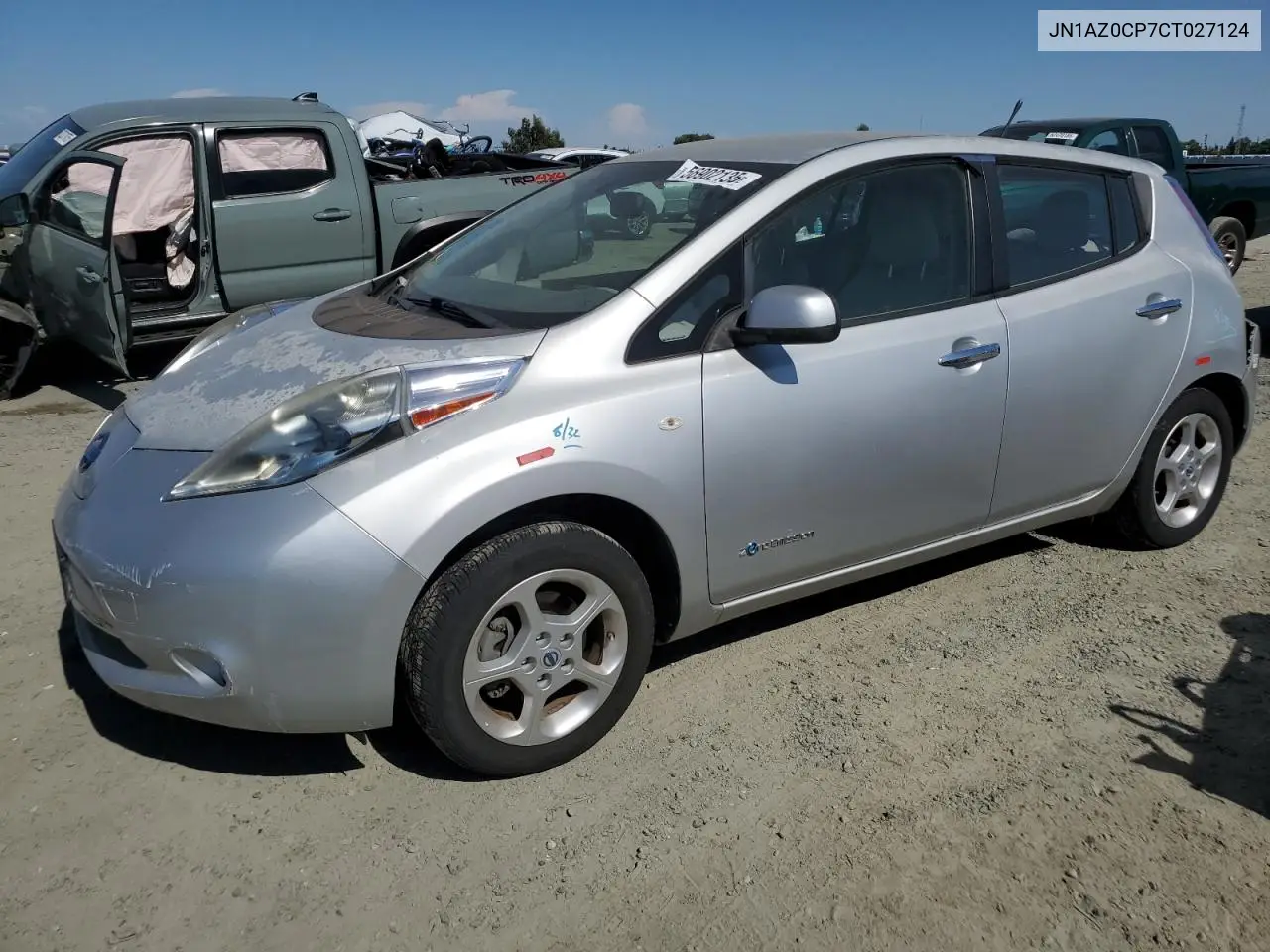 2012 Nissan Leaf Sv VIN: JN1AZ0CP7CT027124 Lot: 56902135