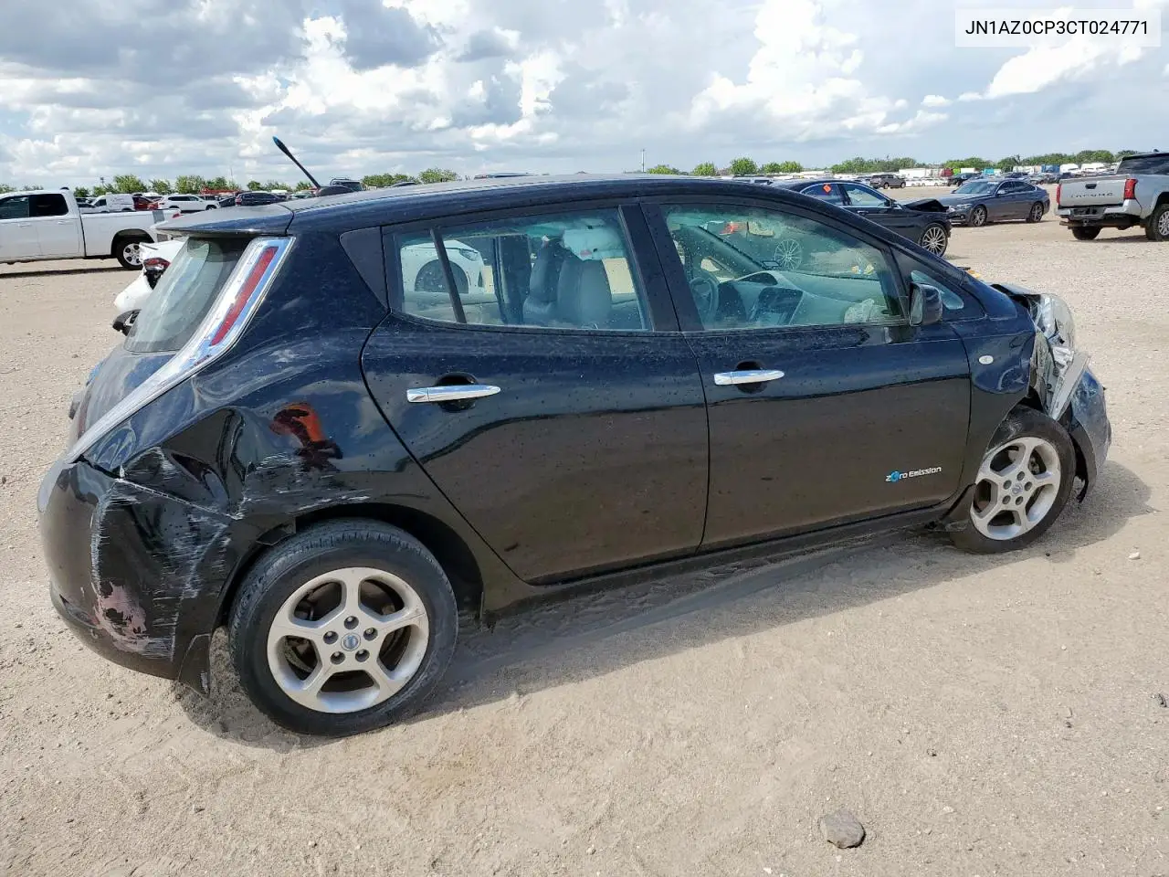2012 Nissan Leaf Sv VIN: JN1AZ0CP3CT024771 Lot: 62308435