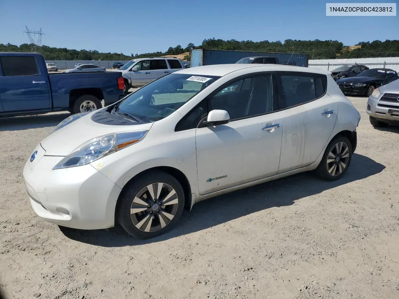 2013 Nissan Leaf S VIN: 1N4AZ0CP8DC423812 Lot: 62018385
