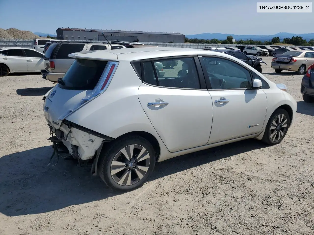 2013 Nissan Leaf S VIN: 1N4AZ0CP8DC423812 Lot: 62018385