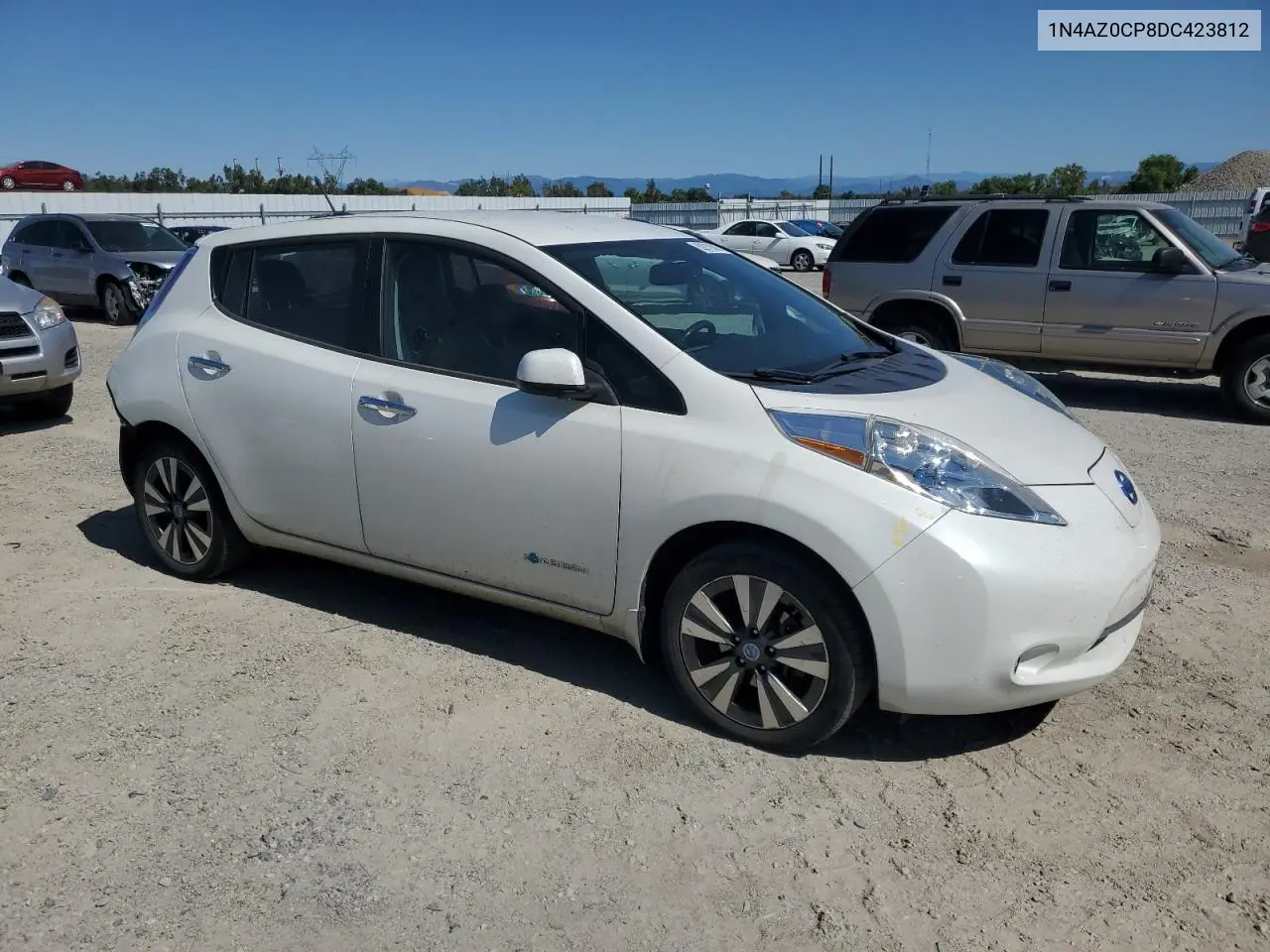 2013 Nissan Leaf S VIN: 1N4AZ0CP8DC423812 Lot: 62018385