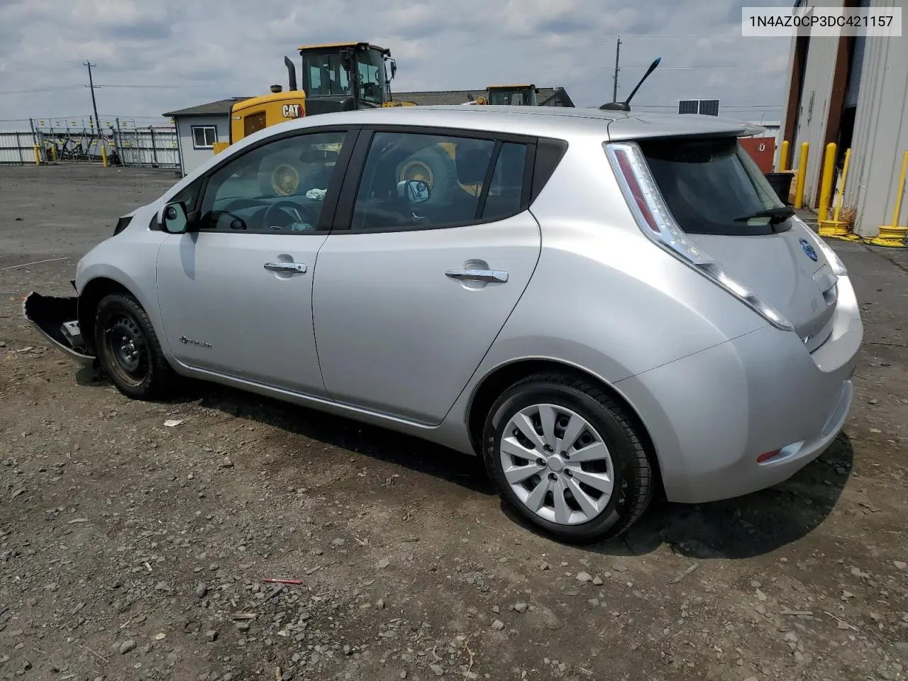 2013 Nissan Leaf S VIN: 1N4AZ0CP3DC421157 Lot: 62193295