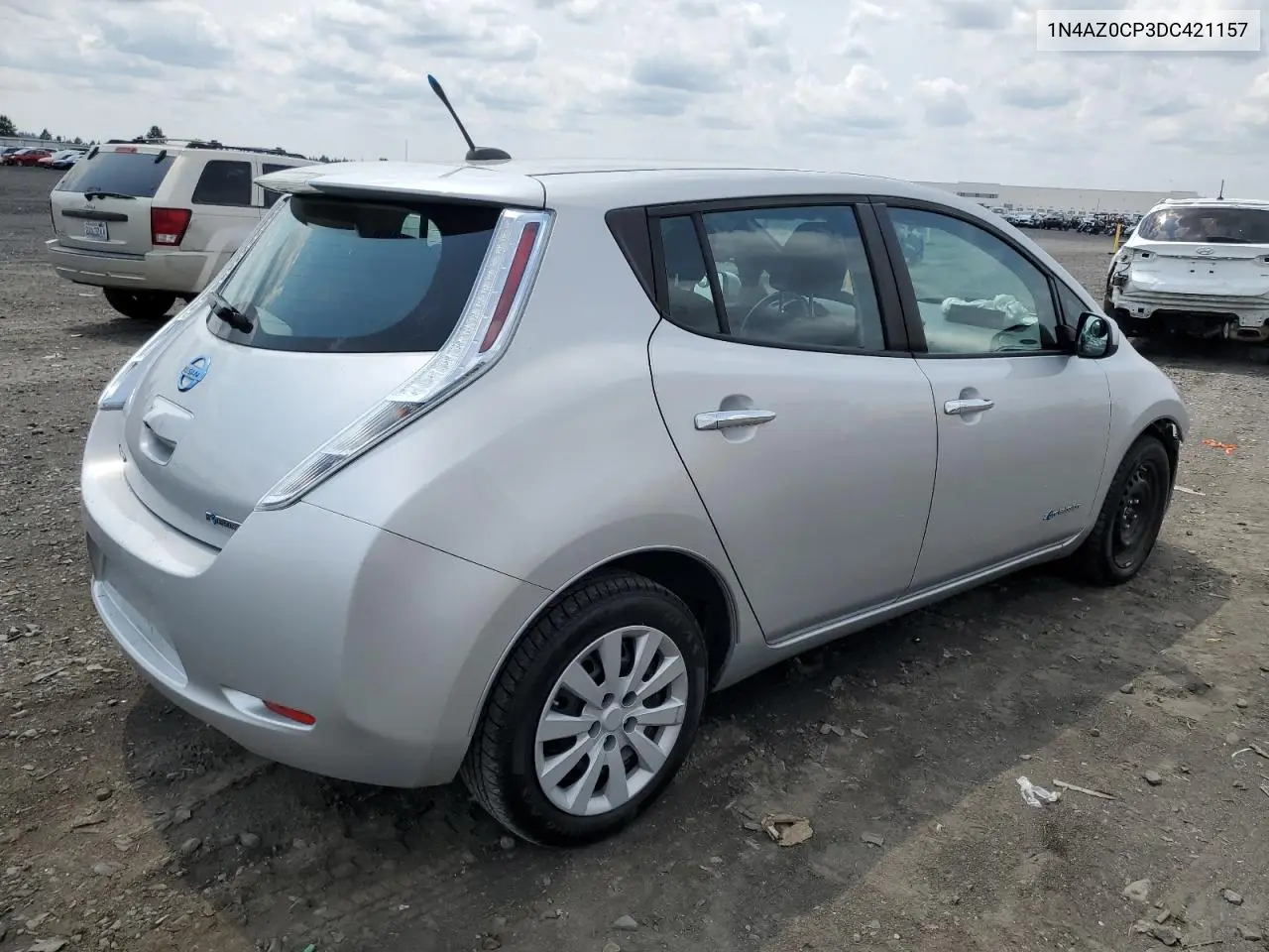 2013 Nissan Leaf S VIN: 1N4AZ0CP3DC421157 Lot: 62193295
