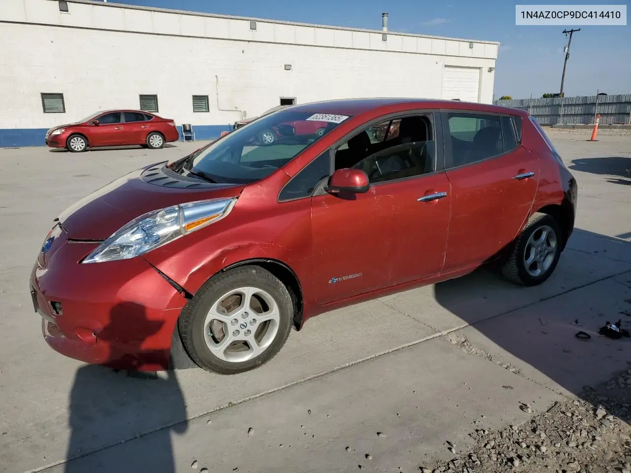 2013 Nissan Leaf S VIN: 1N4AZ0CP9DC414410 Lot: 62361365