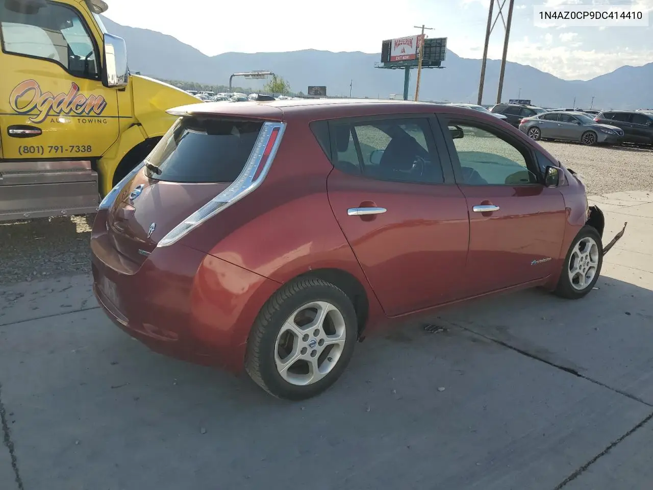 2013 Nissan Leaf S VIN: 1N4AZ0CP9DC414410 Lot: 62361365