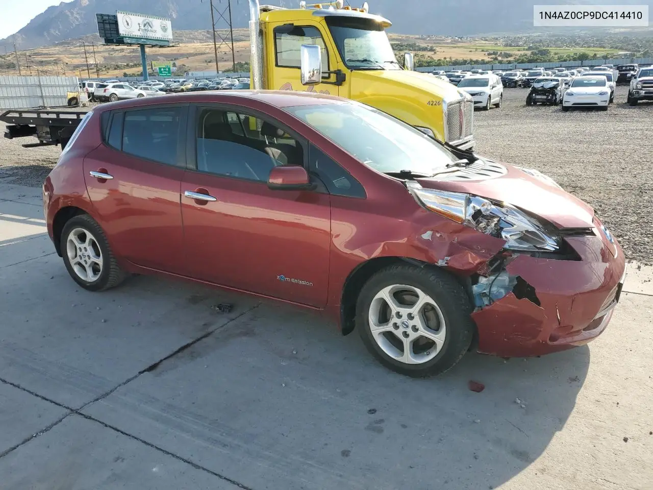2013 Nissan Leaf S VIN: 1N4AZ0CP9DC414410 Lot: 62361365
