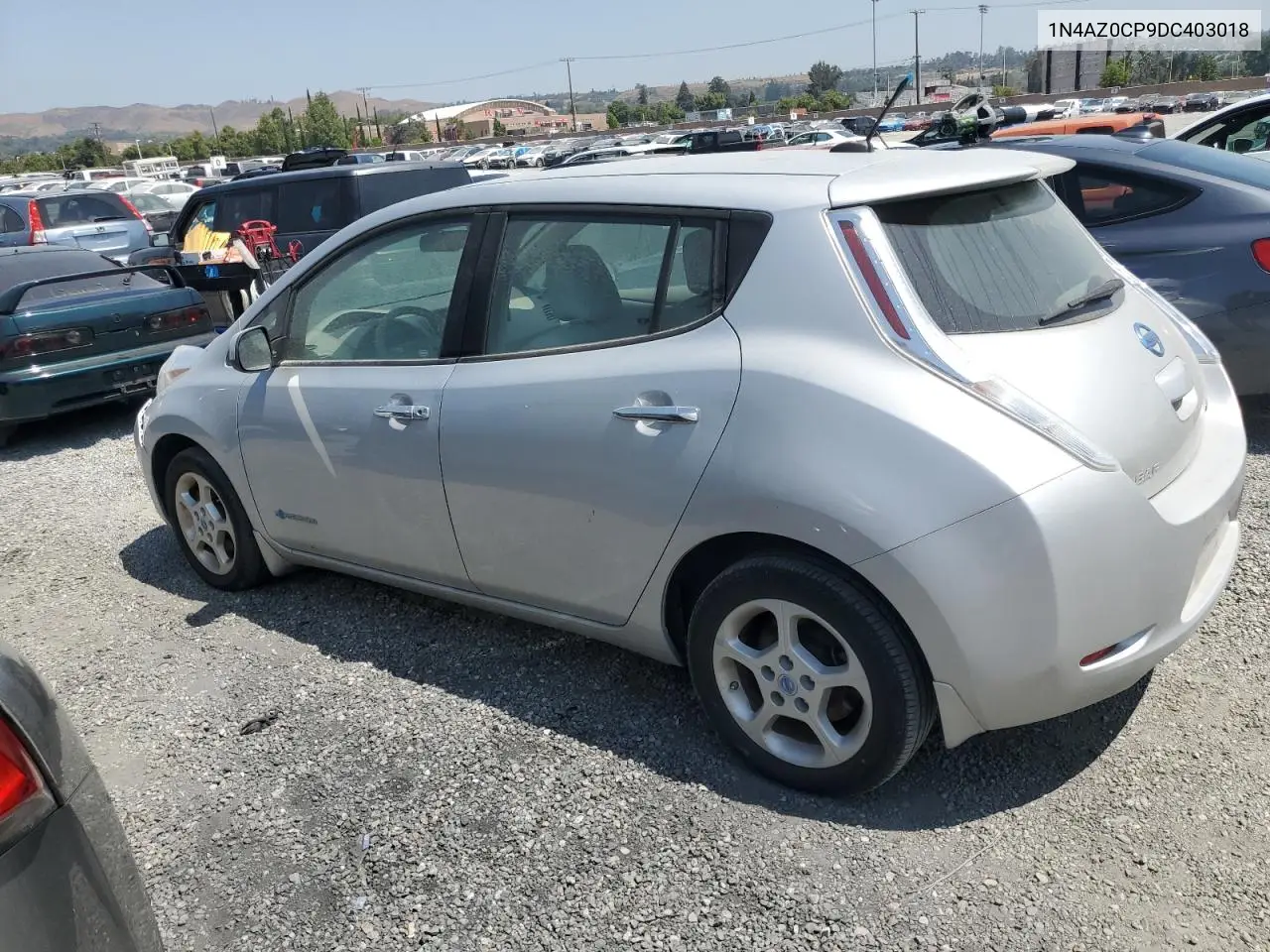 2013 Nissan Leaf S VIN: 1N4AZ0CP9DC403018 Lot: 62382065