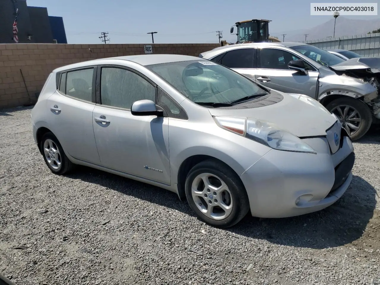2013 Nissan Leaf S VIN: 1N4AZ0CP9DC403018 Lot: 62382065