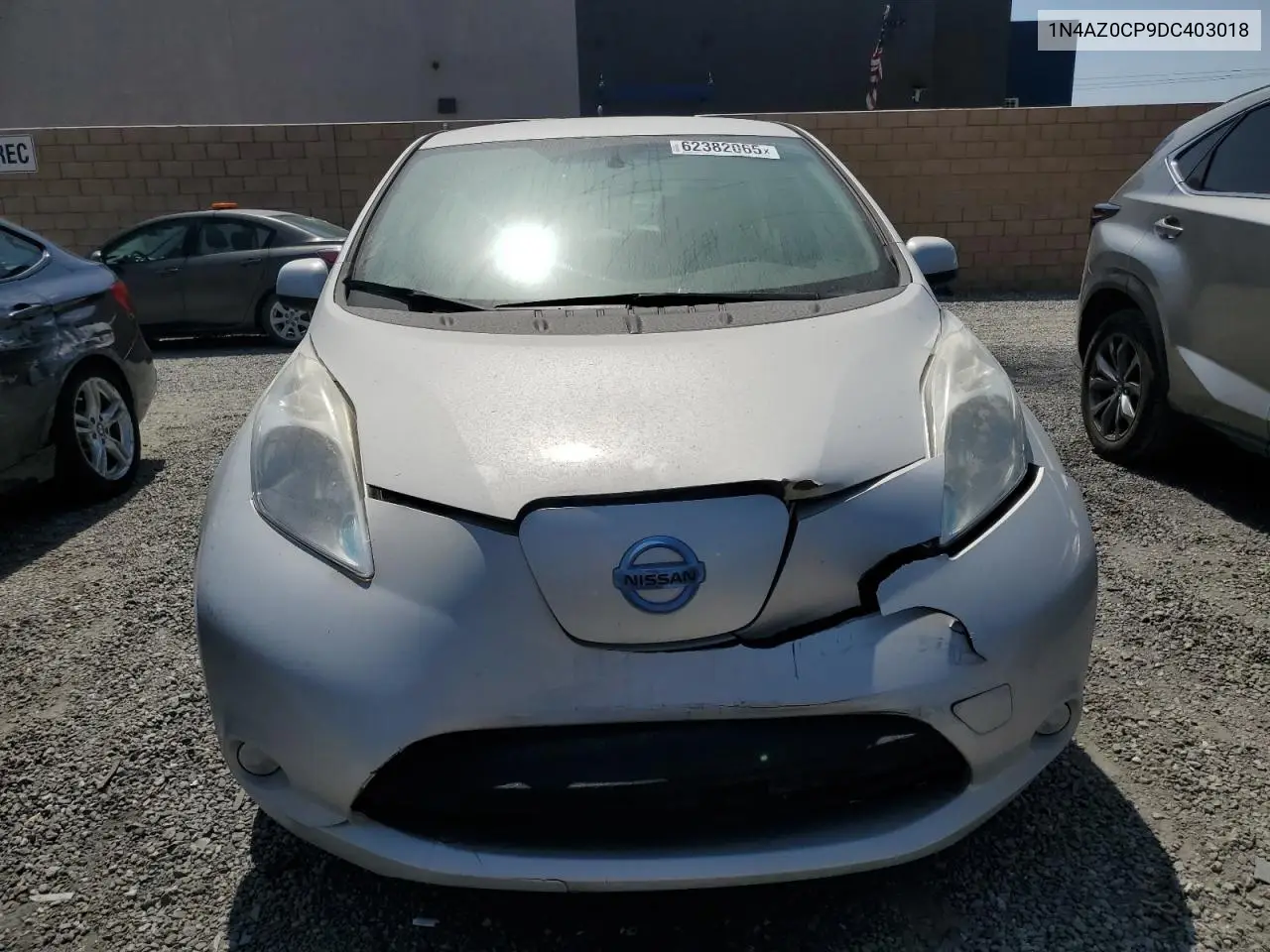 2013 Nissan Leaf S VIN: 1N4AZ0CP9DC403018 Lot: 62382065