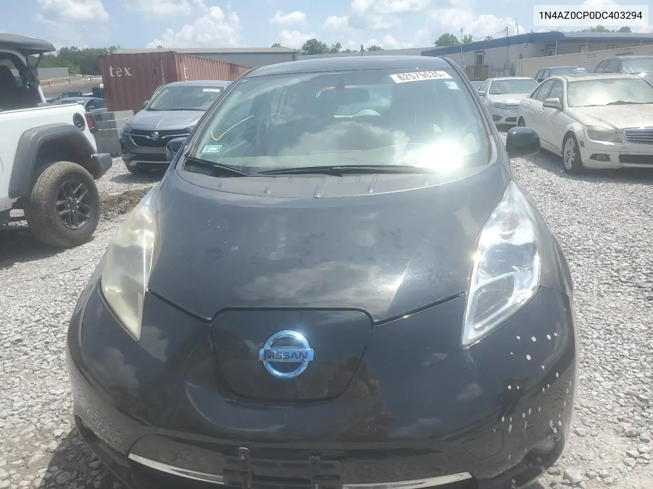 2013 Nissan Leaf S VIN: 1N4AZ0CP0DC403294 Lot: 62579635