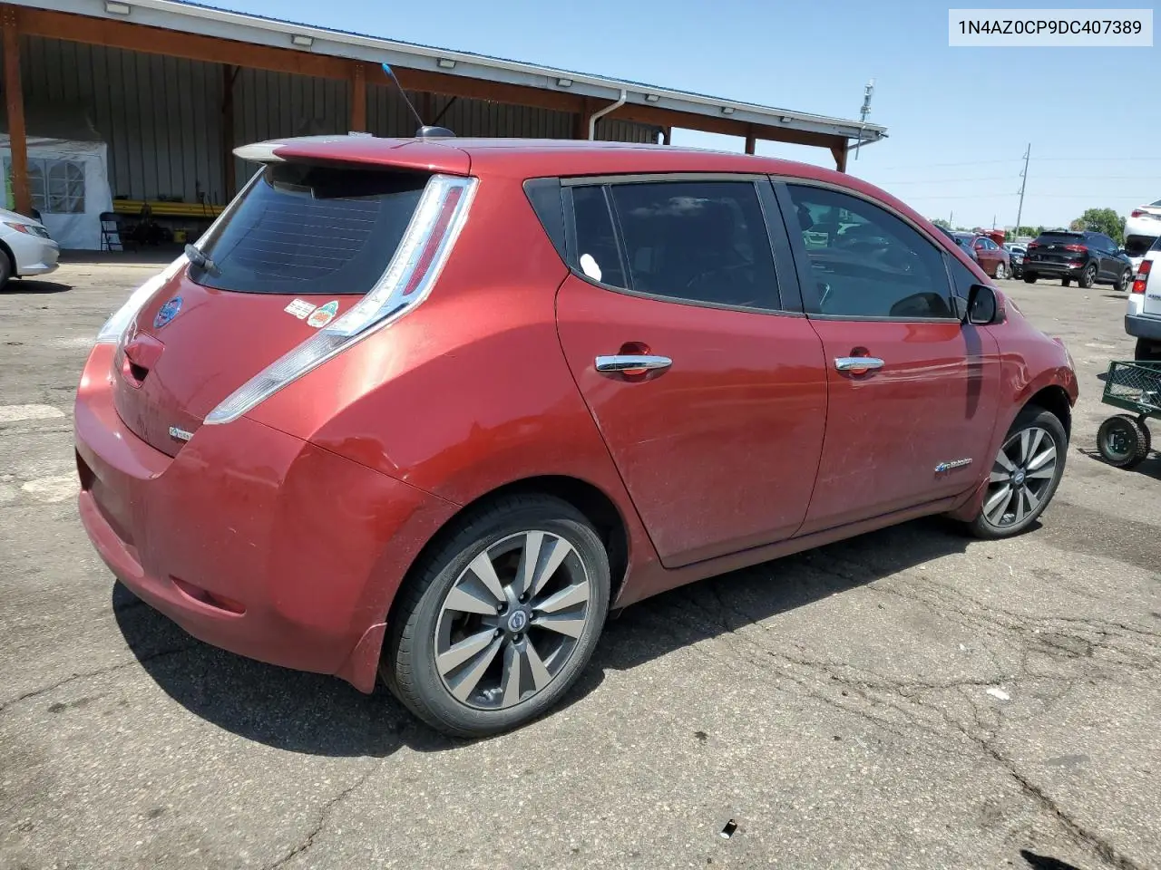 2013 Nissan Leaf S VIN: 1N4AZ0CP9DC407389 Lot: 62788405