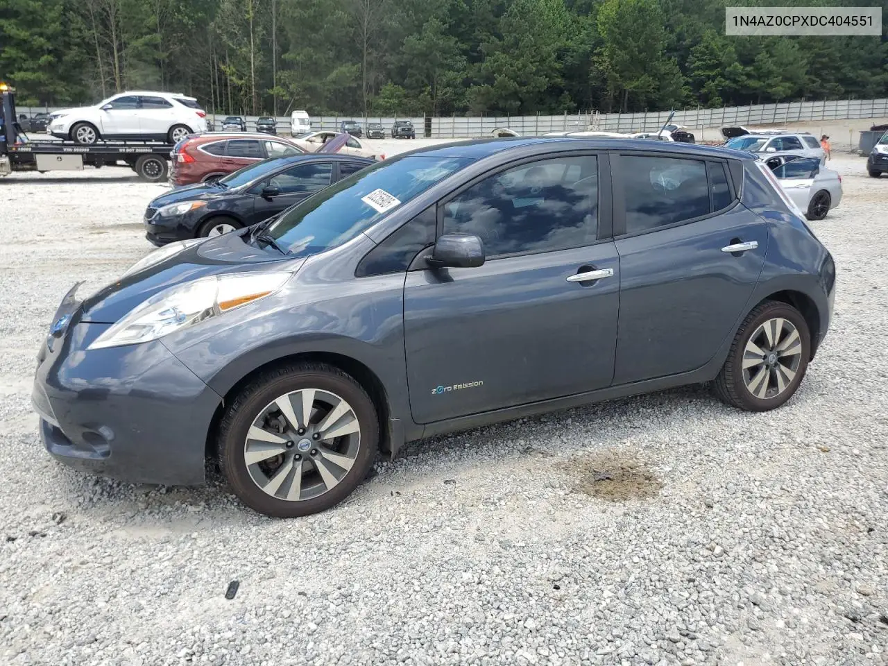 2013 Nissan Leaf S VIN: 1N4AZ0CPXDC404551 Lot: 63256905