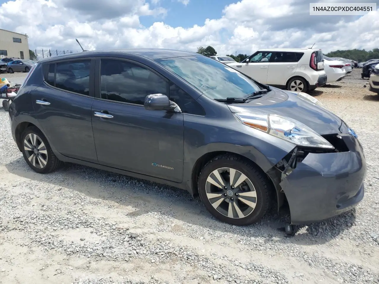 2013 Nissan Leaf S VIN: 1N4AZ0CPXDC404551 Lot: 63256905