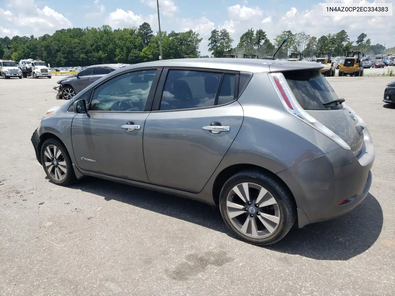 2014 Nissan Leaf S VIN: 1N4AZ0CP2EC334383 Lot: 63141245