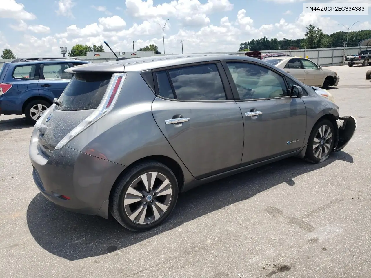 2014 Nissan Leaf S VIN: 1N4AZ0CP2EC334383 Lot: 63141245