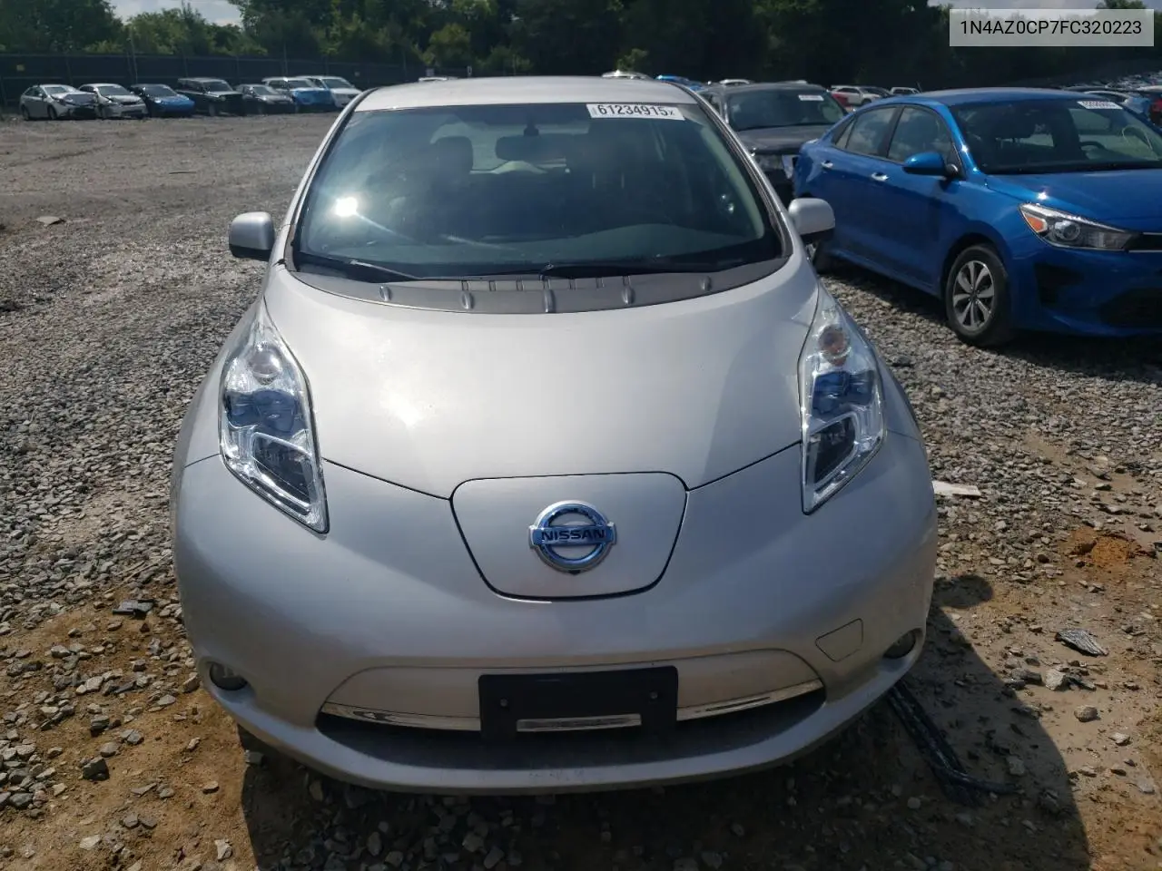 2015 Nissan Leaf S VIN: 1N4AZ0CP7FC320223 Lot: 61234915
