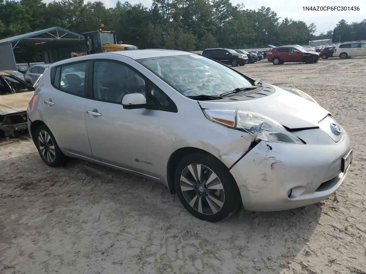 2015 Nissan Leaf S VIN: 1N4AZ0CP6FC301436 Lot: 61911625