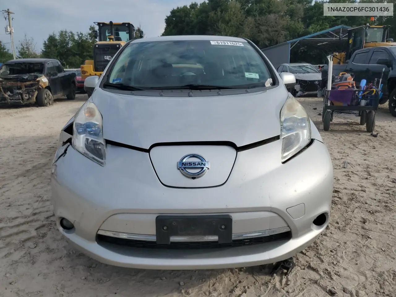 2015 Nissan Leaf S VIN: 1N4AZ0CP6FC301436 Lot: 61911625