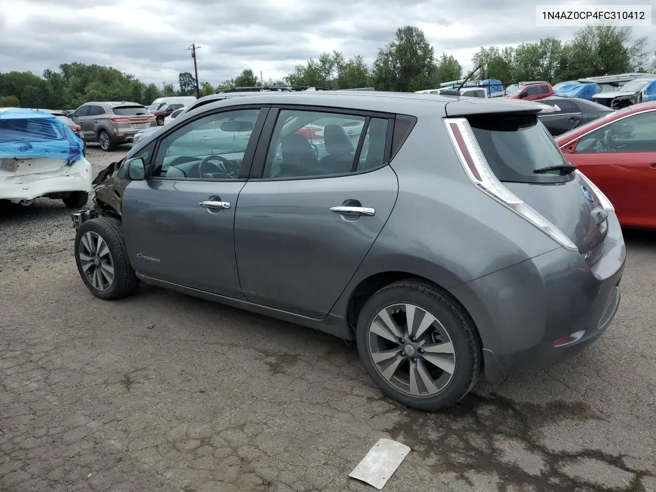 2015 Nissan Leaf S VIN: 1N4AZ0CP4FC310412 Lot: 62195855