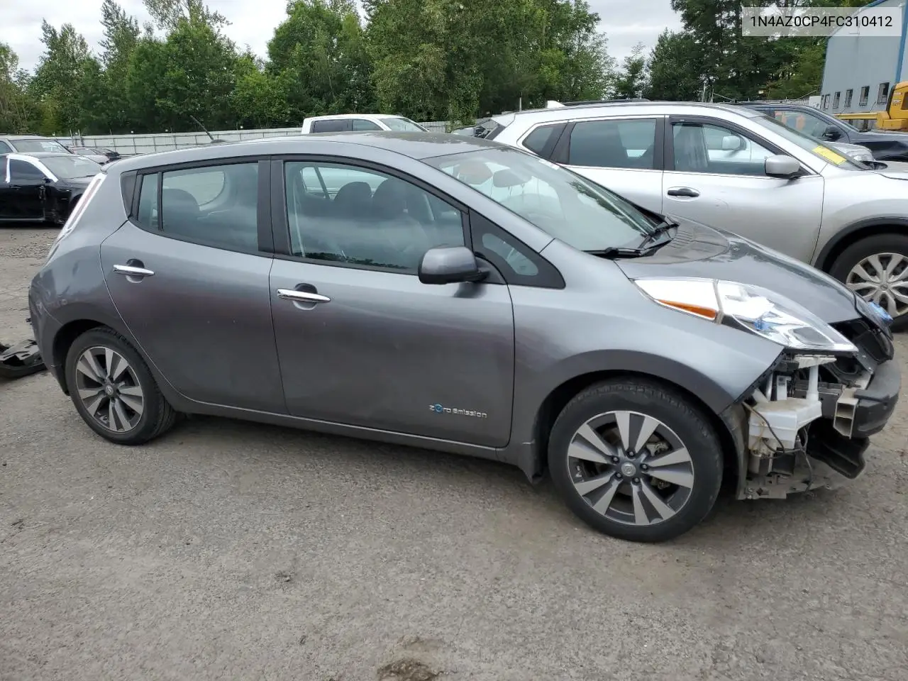 2015 Nissan Leaf S VIN: 1N4AZ0CP4FC310412 Lot: 62195855
