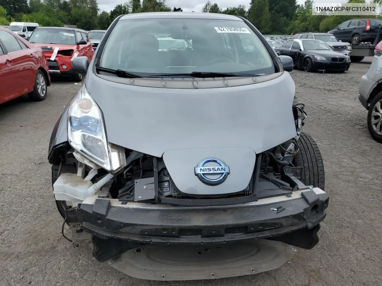 2015 Nissan Leaf S VIN: 1N4AZ0CP4FC310412 Lot: 62195855