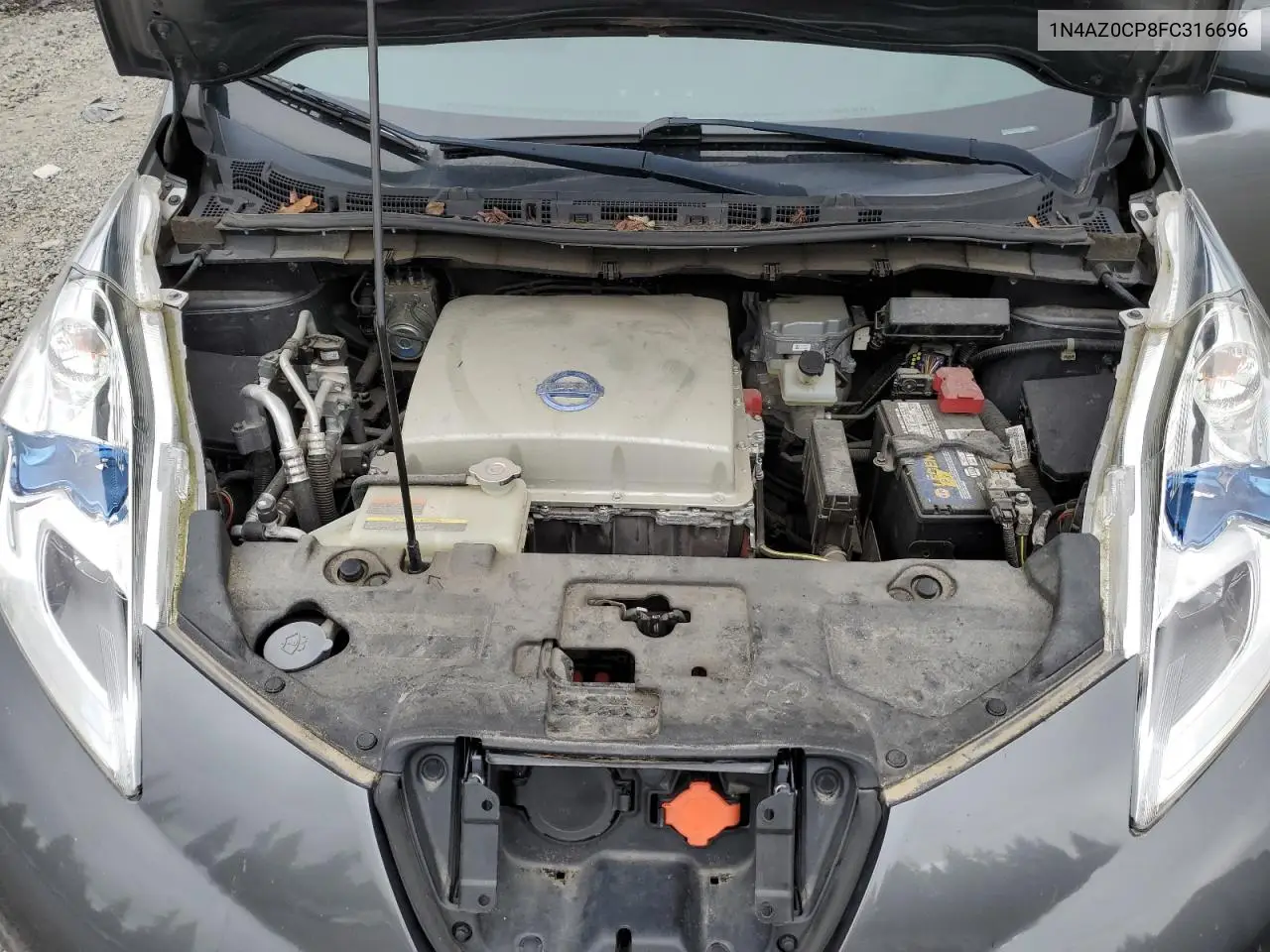 2015 Nissan Leaf S VIN: 1N4AZ0CP8FC316696 Lot: 62882535