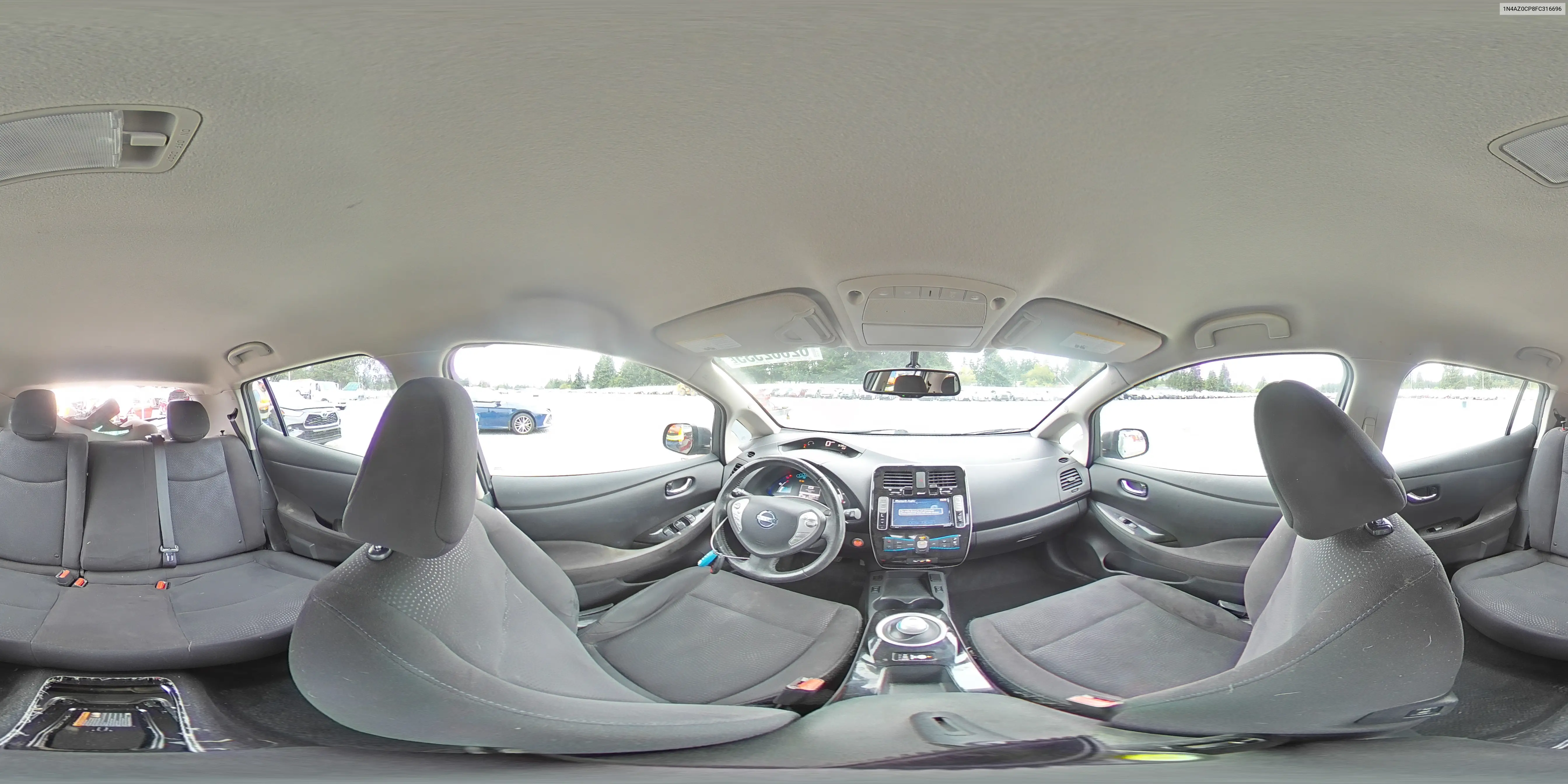 2015 Nissan Leaf S VIN: 1N4AZ0CP8FC316696 Lot: 62882535