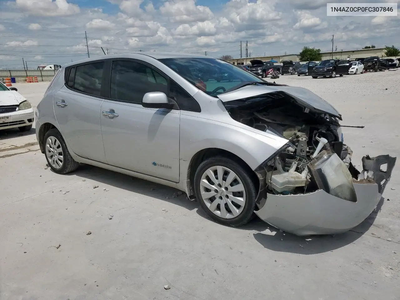 2015 Nissan Leaf S VIN: 1N4AZ0CP0FC307846 Lot: 63156635