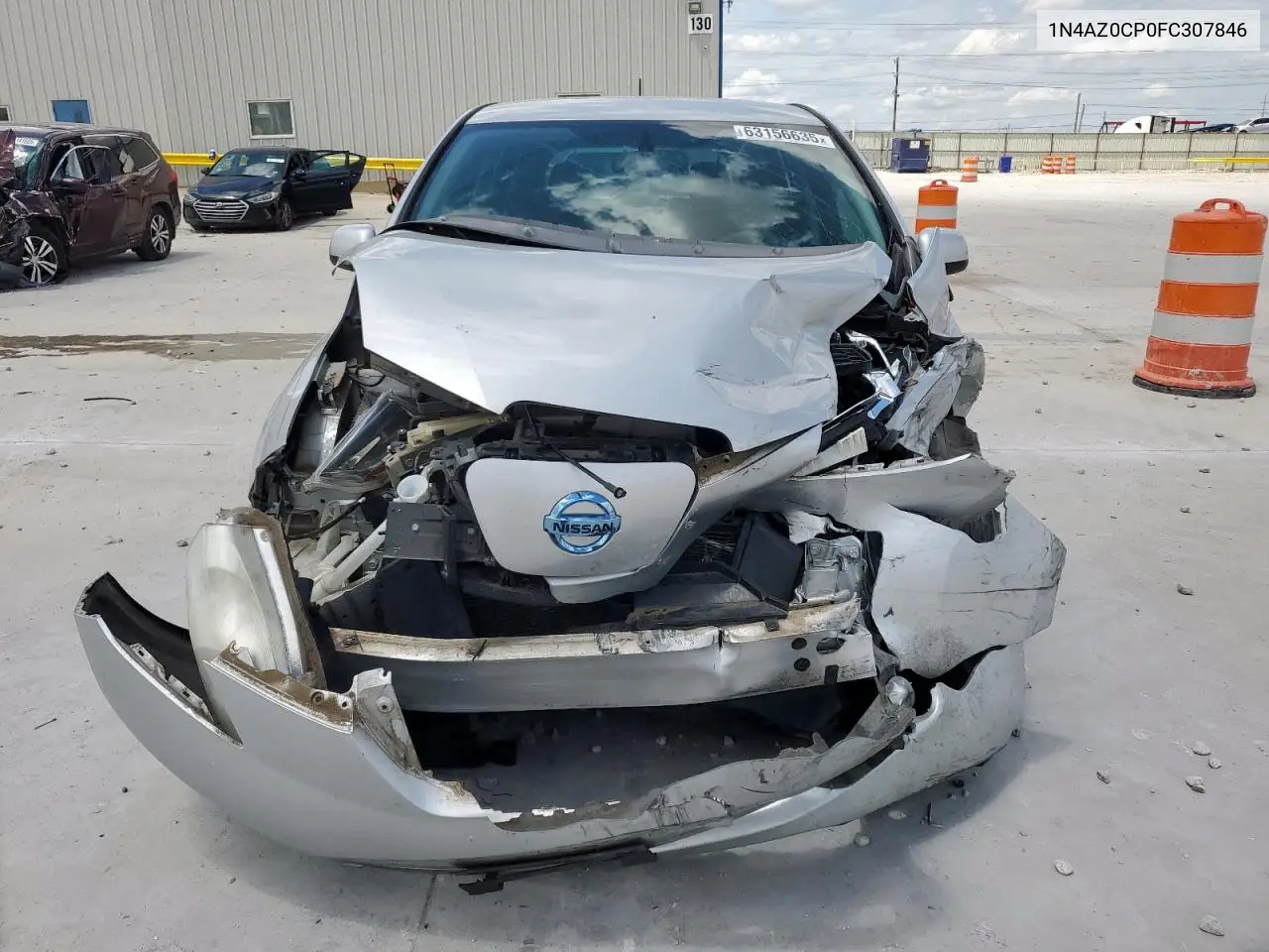 2015 Nissan Leaf S VIN: 1N4AZ0CP0FC307846 Lot: 63156635