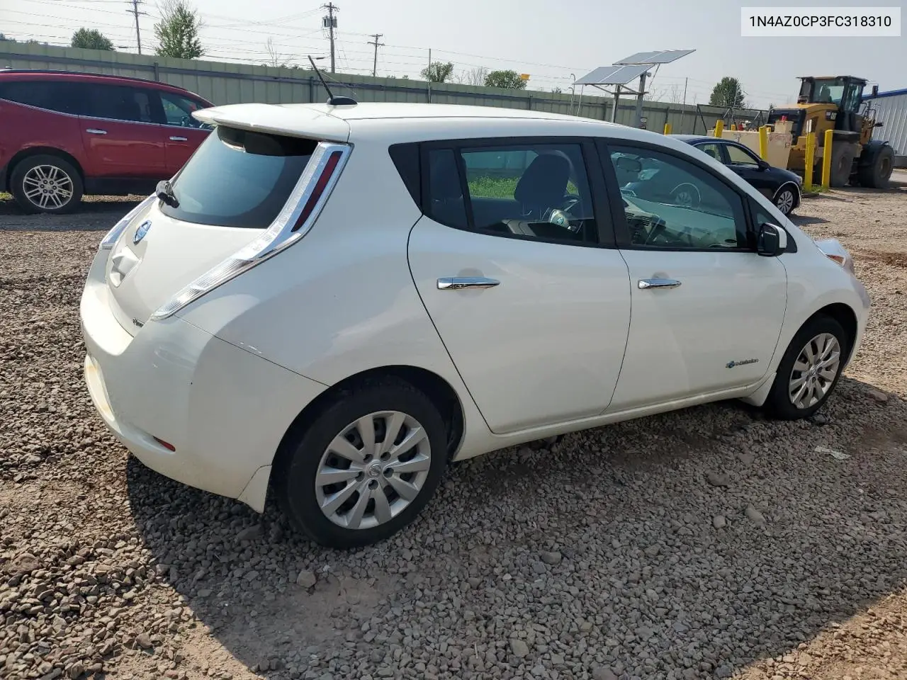 2015 Nissan Leaf S VIN: 1N4AZ0CP3FC318310 Lot: 63159845