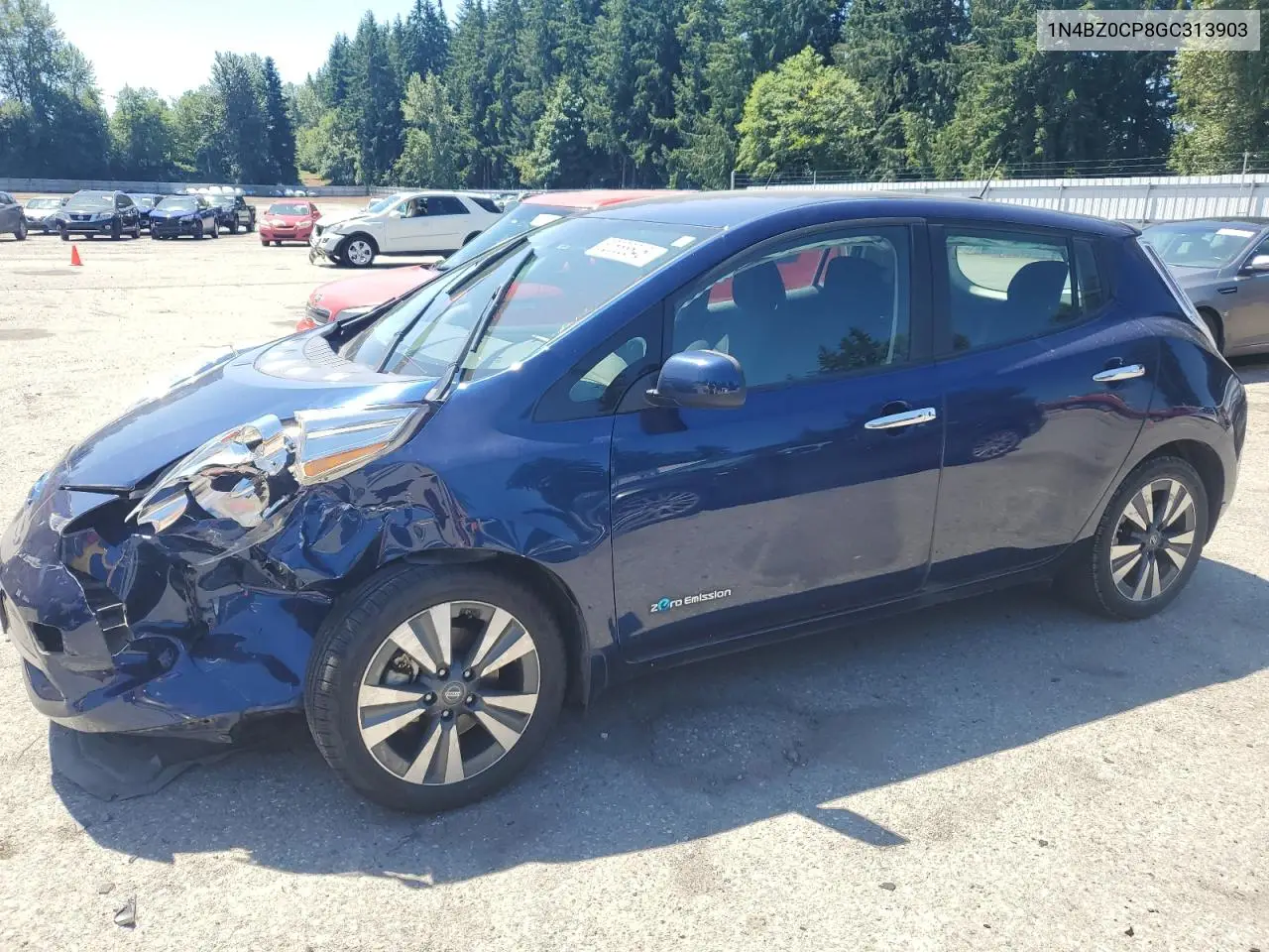 2016 Nissan Leaf Sv VIN: 1N4BZ0CP8GC313903 Lot: 62558645