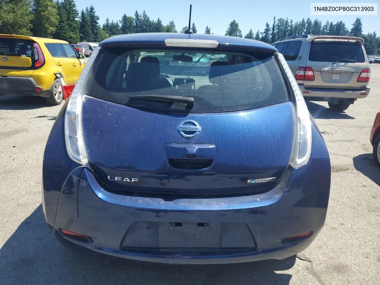2016 Nissan Leaf Sv VIN: 1N4BZ0CP8GC313903 Lot: 62558645