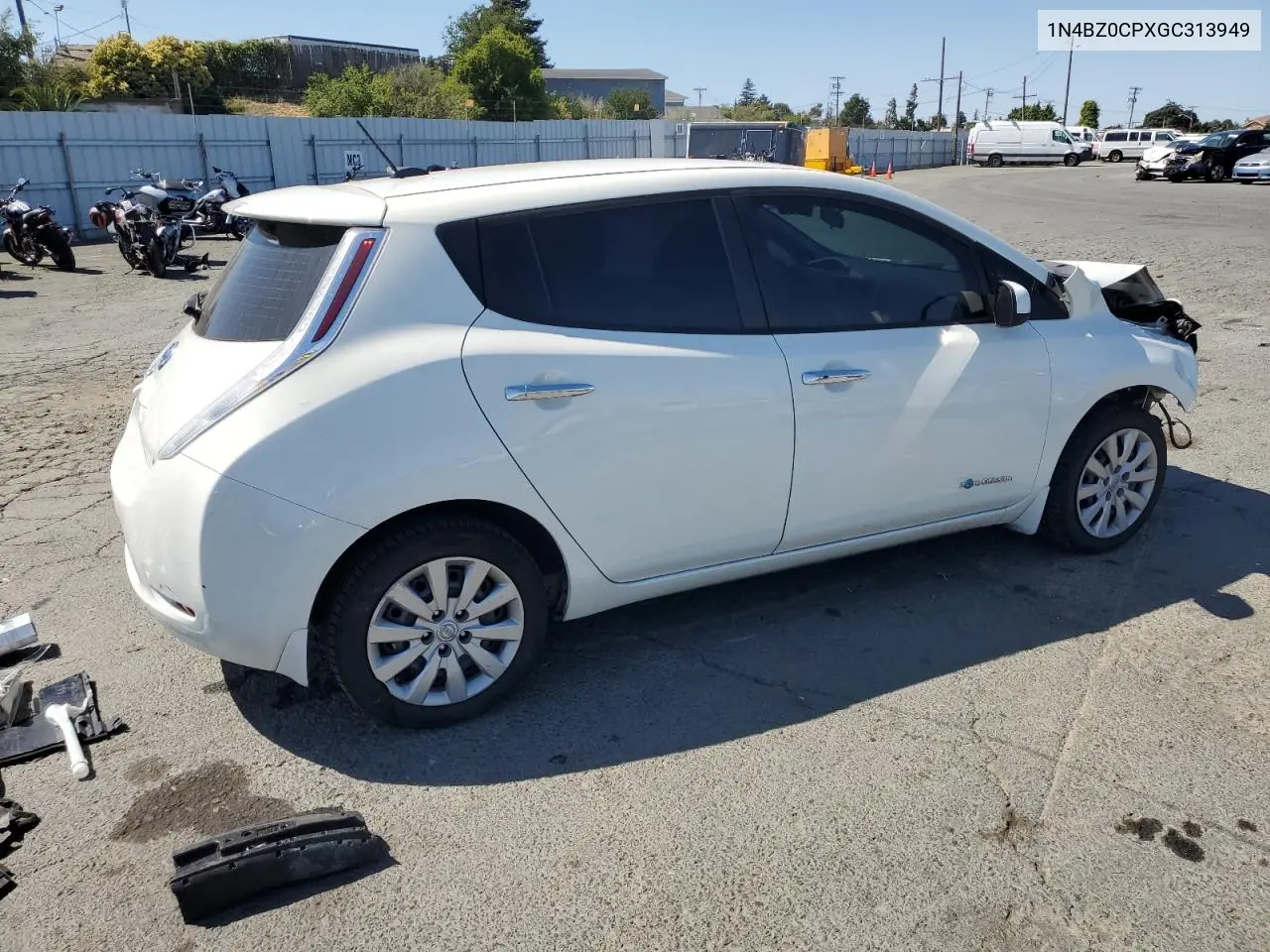 2016 Nissan Leaf Sv VIN: 1N4BZ0CPXGC313949 Lot: 63128115