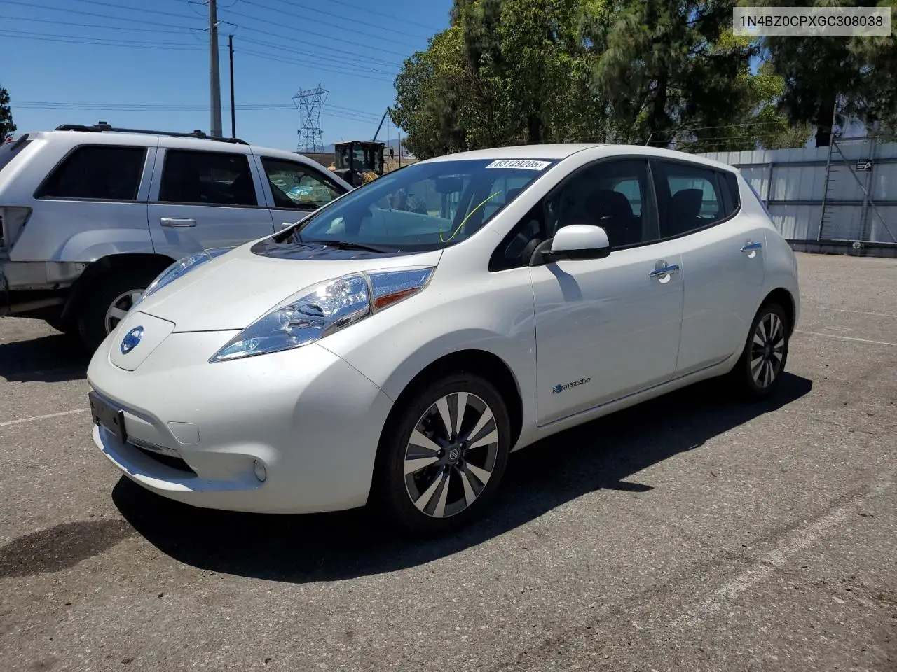 2016 Nissan Leaf Sv VIN: 1N4BZ0CPXGC308038 Lot: 63129205