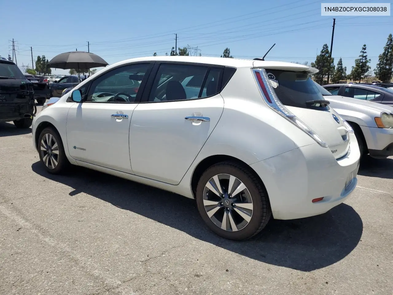 2016 Nissan Leaf Sv VIN: 1N4BZ0CPXGC308038 Lot: 63129205