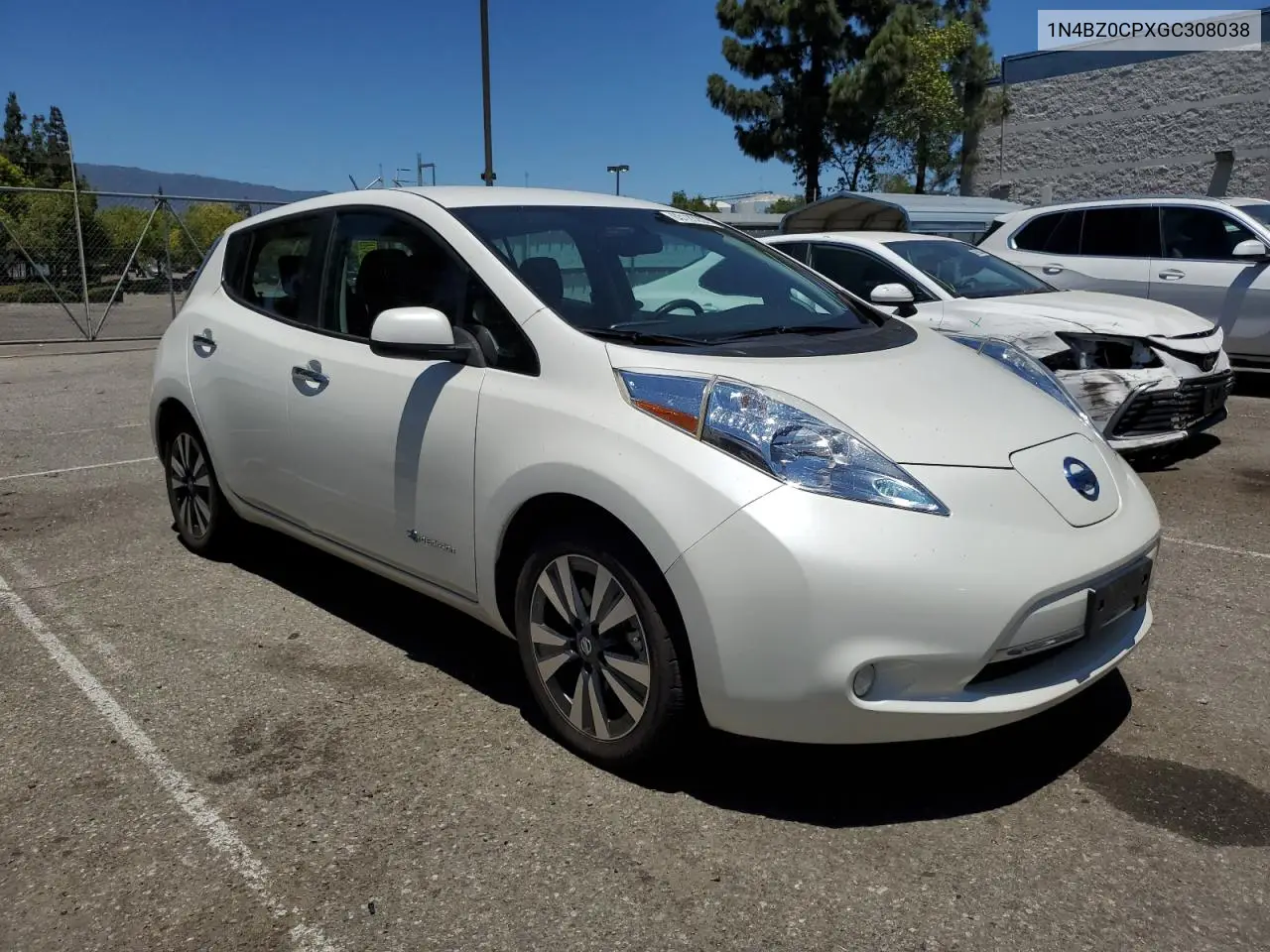 2016 Nissan Leaf Sv VIN: 1N4BZ0CPXGC308038 Lot: 63129205