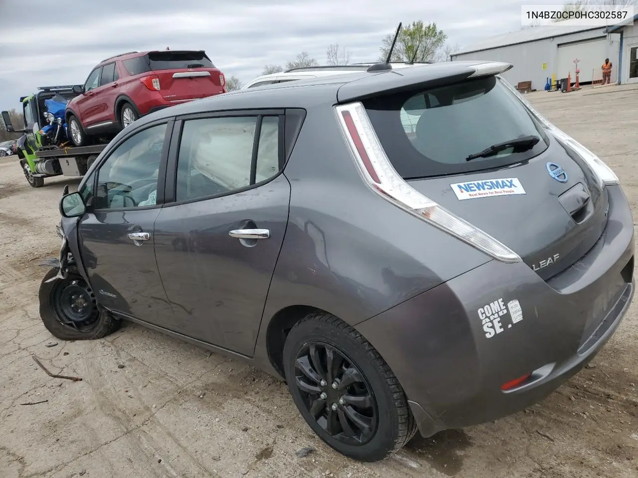 2017 Nissan Leaf S VIN: 1N4BZ0CP0HC302587 Lot: 51989025