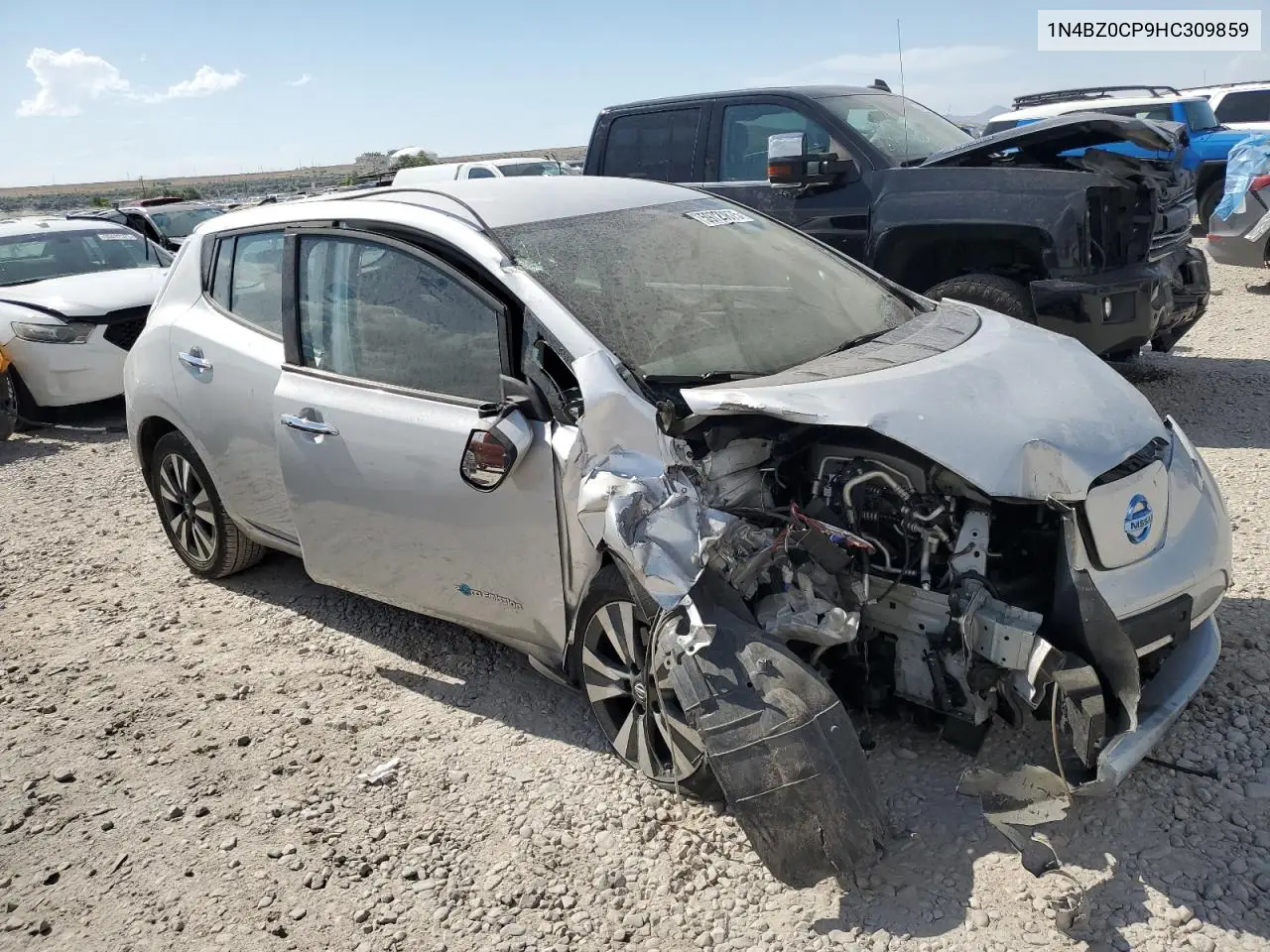 2017 Nissan Leaf S VIN: 1N4BZ0CP9HC309859 Lot: 59720875
