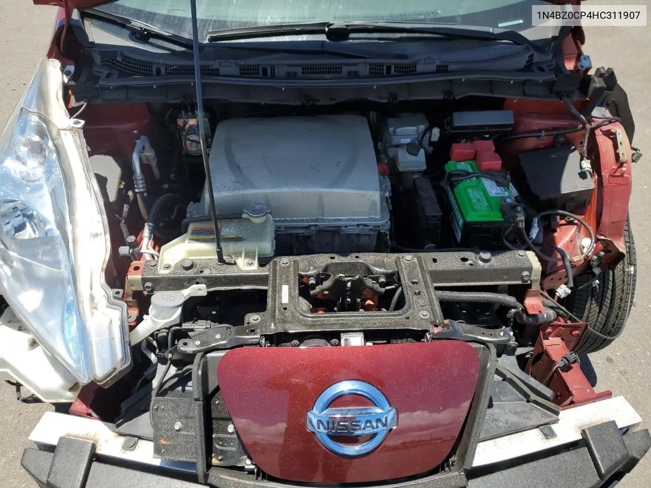 2017 Nissan Leaf S VIN: 1N4BZ0CP4HC311907 Lot: 62173655
