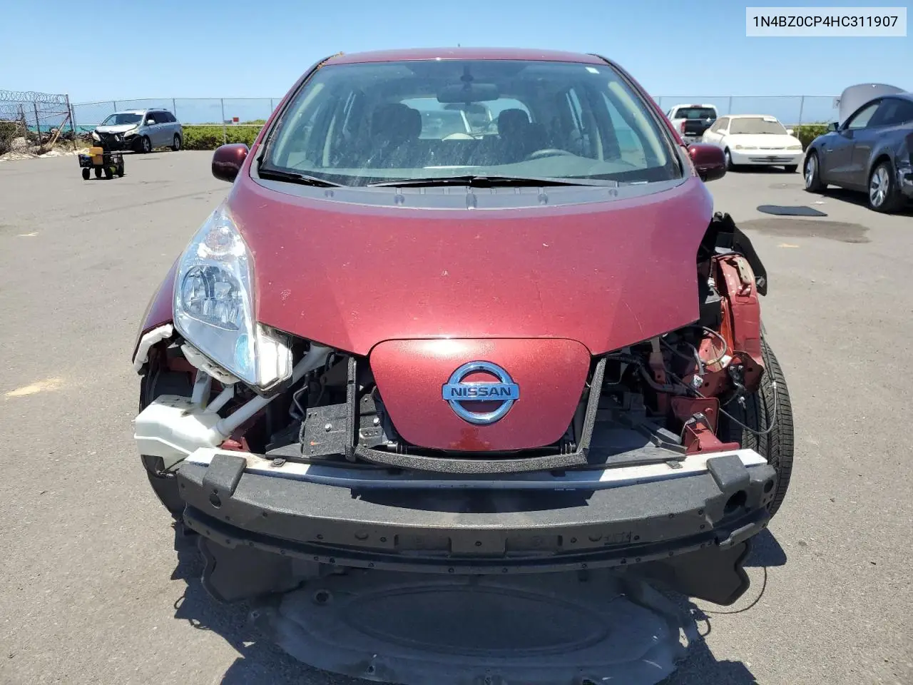 2017 Nissan Leaf S VIN: 1N4BZ0CP4HC311907 Lot: 62173655