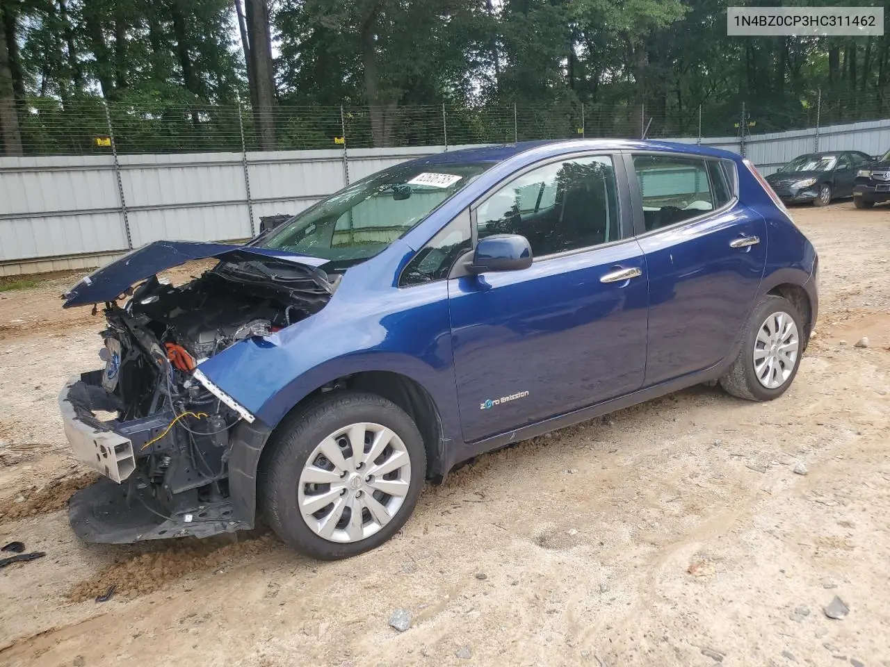 2017 Nissan Leaf S VIN: 1N4BZ0CP3HC311462 Lot: 62606785
