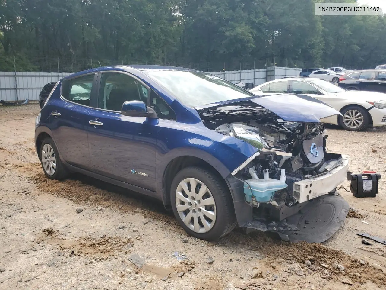 2017 Nissan Leaf S VIN: 1N4BZ0CP3HC311462 Lot: 62606785